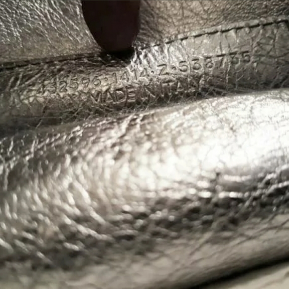 Classic Balenciaga Metallic Silver Bag - Picture 6 of 6